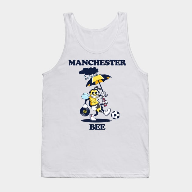 Manchester Bee (1930s rubberhose cartoon character style) Tank Top by jimmy-digital